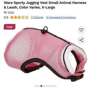 Small pet harness. I have three. Listed price is for one.